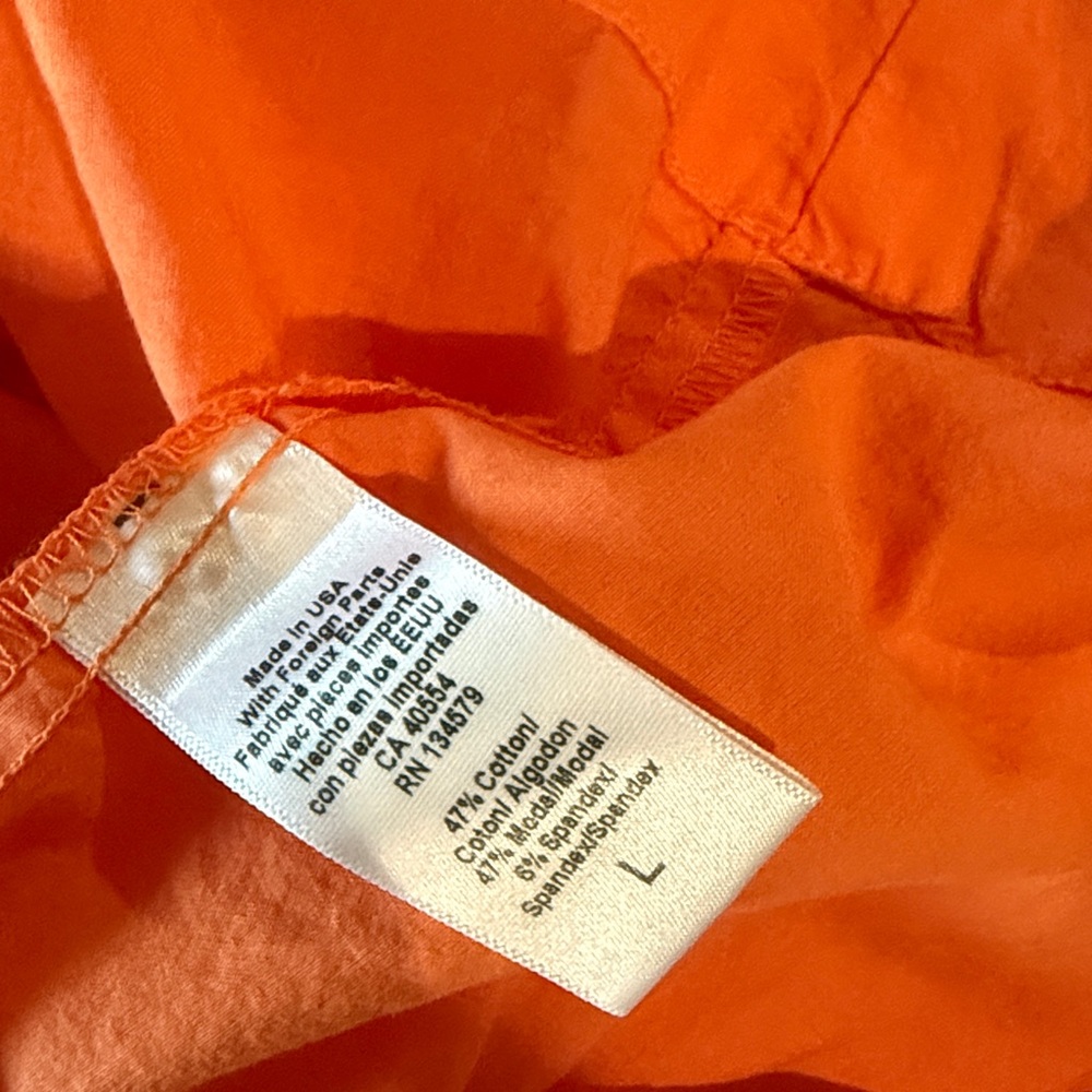 NWOT SUNDRY Orange Strapless Sundress - Picture 6 of 6